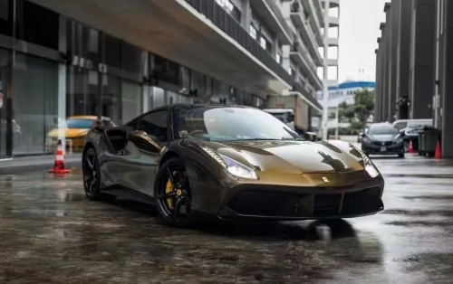 Gloss Metallic Midnight Gold Car Vinyl Wrap review 