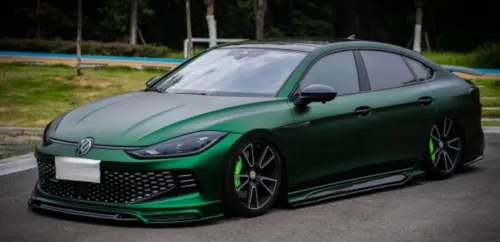 Matte Venom Green Car Vinyl Wrap review 