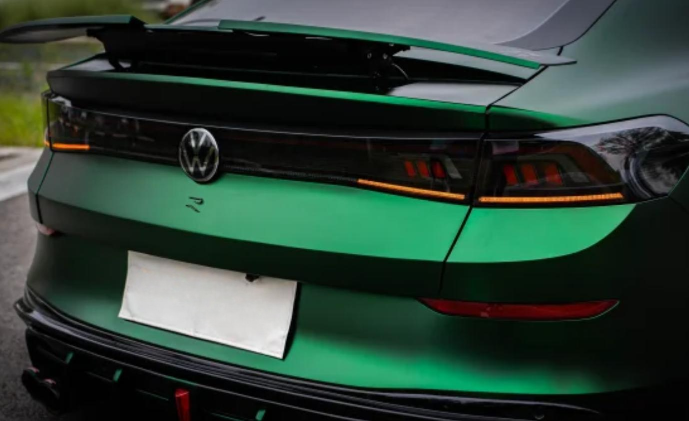 Matte Venom Green Car Vinyl Wrap review 5