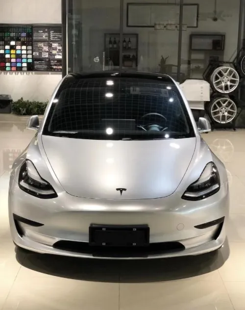 Gloss Metallic Metal Silver Car Vinyl Wrap review 
