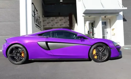 Gloss Metallic Plum Explosion Purple Car Vinyl Wrap review 