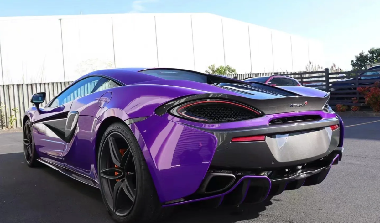 Gloss Metallic Plum Explosion Purple Car Vinyl Wrap review 1