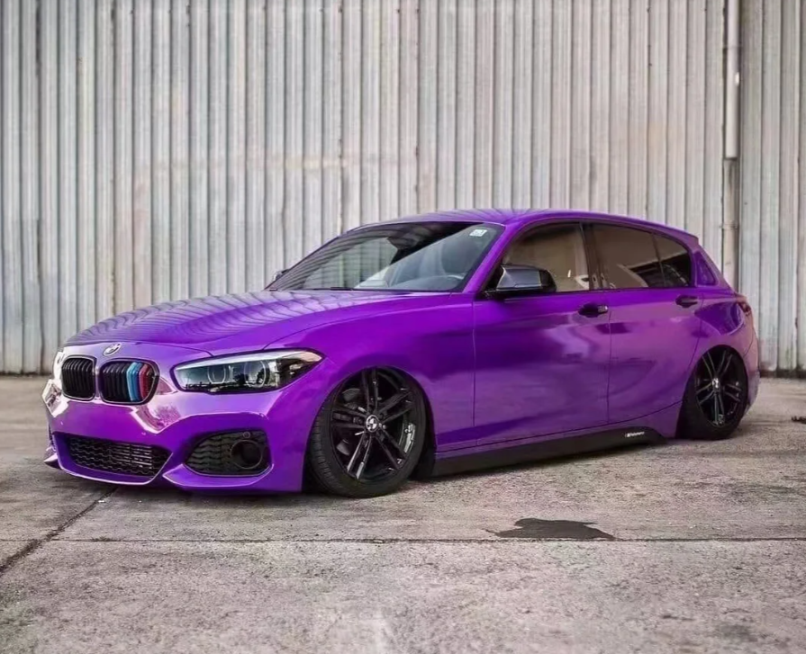 Gloss Metallic Plum Explosion Purple Car Vinyl Wrap review 0