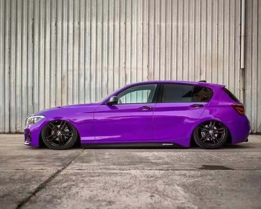 Gloss Metallic Plum Explosion Purple Car Vinyl Wrap review 1