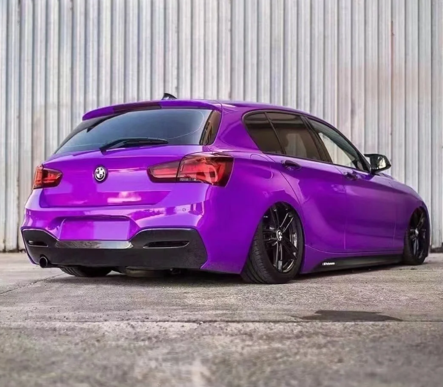 Gloss Metallic Plum Explosion Purple Car Vinyl Wrap review 2