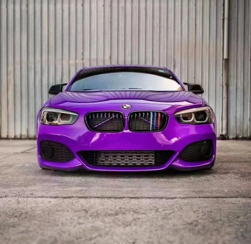 Gloss Metallic Plum Explosion Purple Car Vinyl Wrap review 3