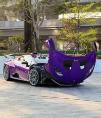 Gloss Metallic Plum Explosion Purple Car Vinyl Wrap review 0
