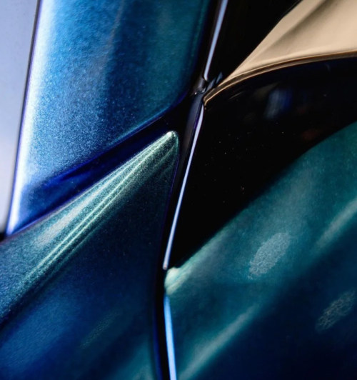 Gloss Diamond Purple Blue Car Vinyl Wrap review 