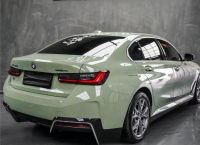 Super Gloss Light Khaki Grey Car Vinyl Wrap review 2