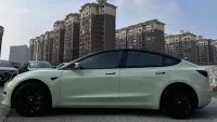 Super Gloss Light Khaki Grey Car Vinyl Wrap review 1