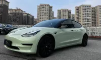 Super Gloss Light Khaki Grey Car Vinyl Wrap review 2