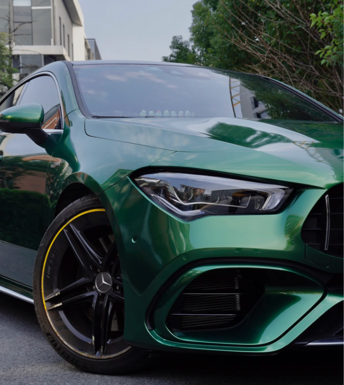 Gloss Metallic Sonoma Green Car Vinyl Wrap review 1