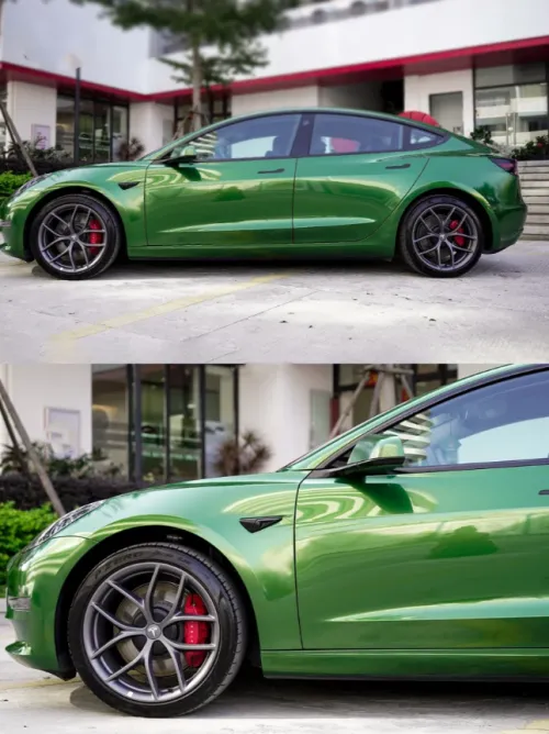 Gloss Metallic Sonoma Green Car Vinyl Wrap review 