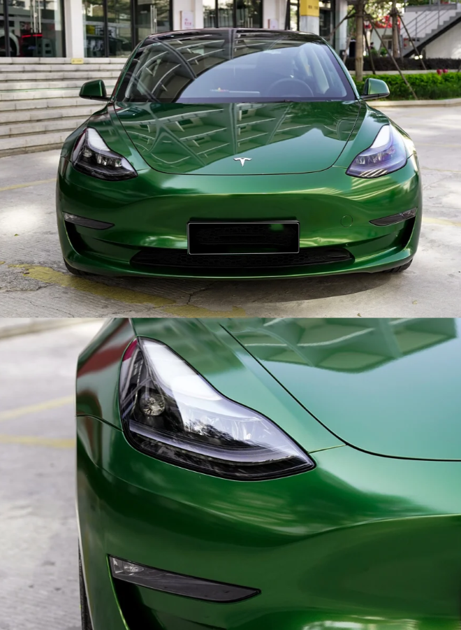 Gloss Metallic Sonoma Green Car Vinyl Wrap review 1