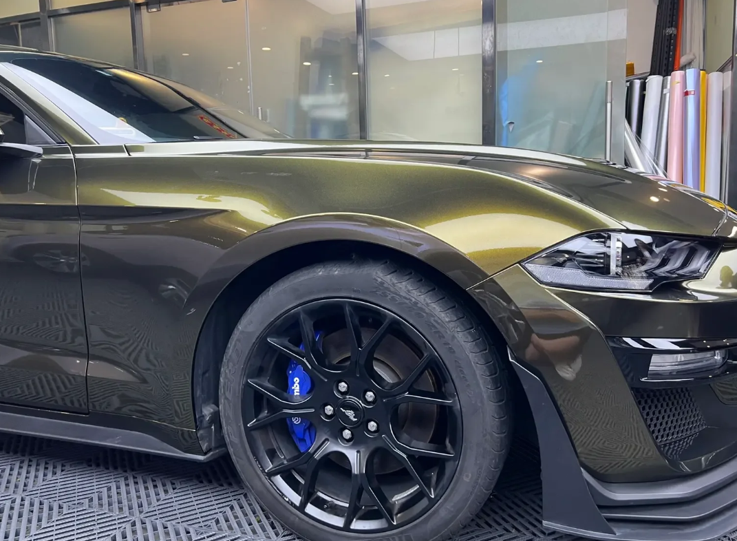 Gloss Metallic Midnight Gold Car Vinyl Wrap review Jon Dauel 02