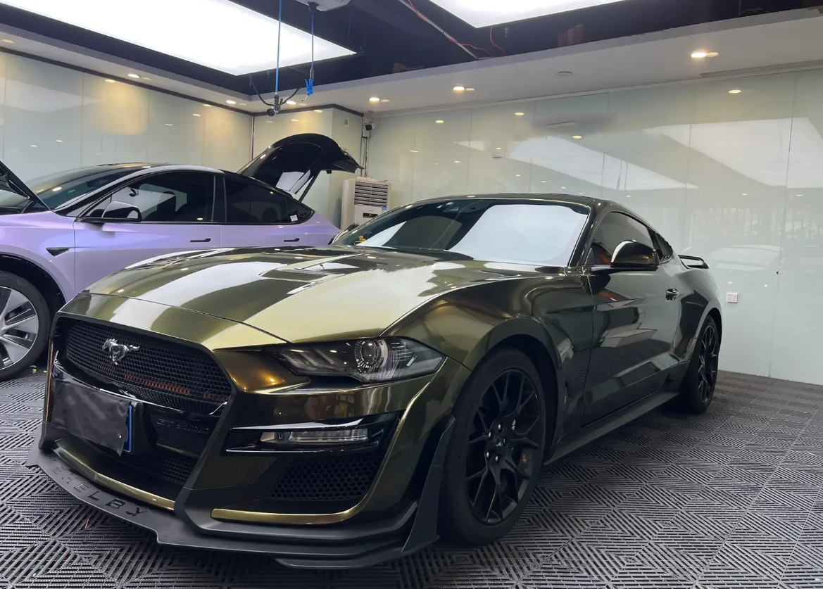 Gloss Metallic Midnight Gold Car Vinyl Wrap review Jon Dauel 03