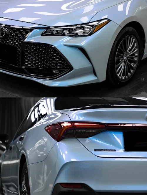 Candy Metallic Dark Gray Blue Car Vinyl Wrap review 