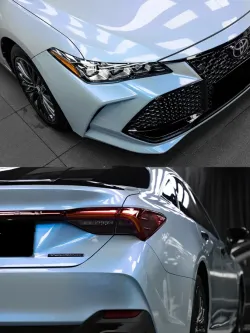 Candy Metallic Dark Gray Blue Car Vinyl Wrap review Ebenezer Harrison 02