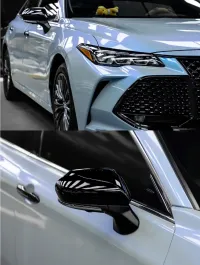 Candy Metallic Dark Gray Blue Car Vinyl Wrap review 2