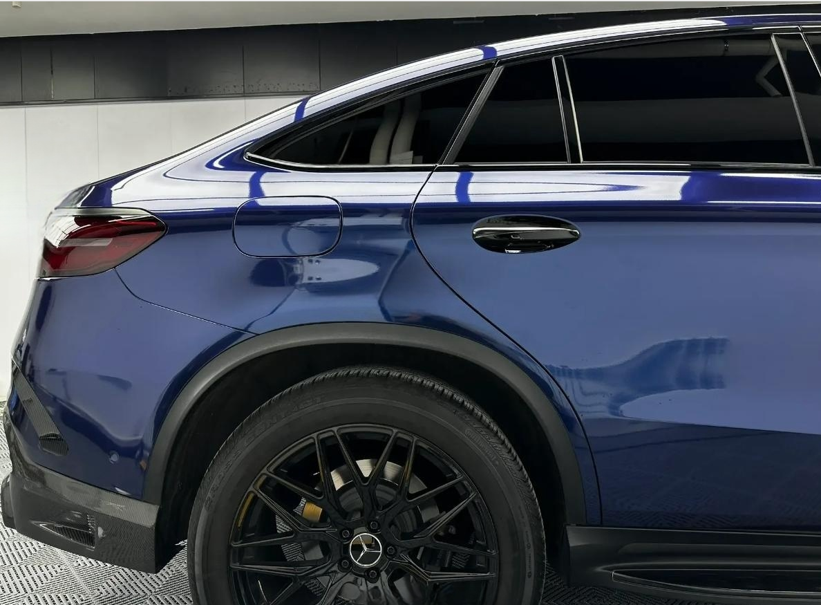 Gloss Metallic Tanzanite Blue Car Vinyl Wrap [BMW OEM Color] review Gil M. Meyer 03