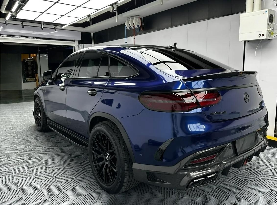 Gloss Metallic Tanzanite Blue Car Vinyl Wrap [BMW OEM Color] review Gil M. Meyer 04