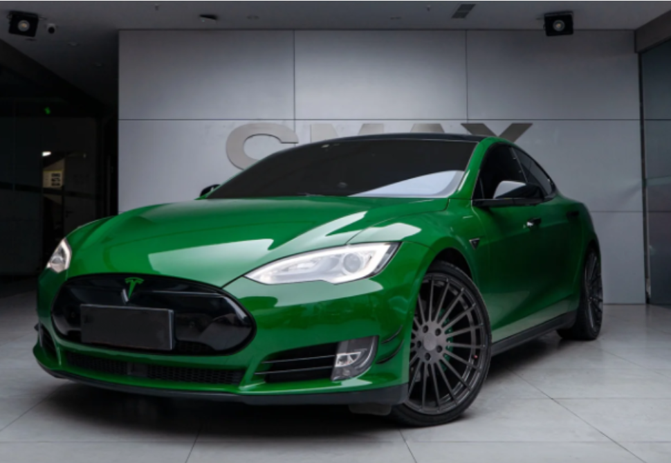 High Gloss Vintage Racing Green Car Vinyl Wrap review Gregory T. 02