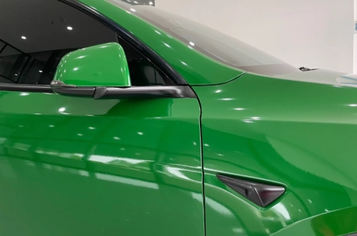 High Gloss Vintage Racing Green Car Vinyl Wrap review 