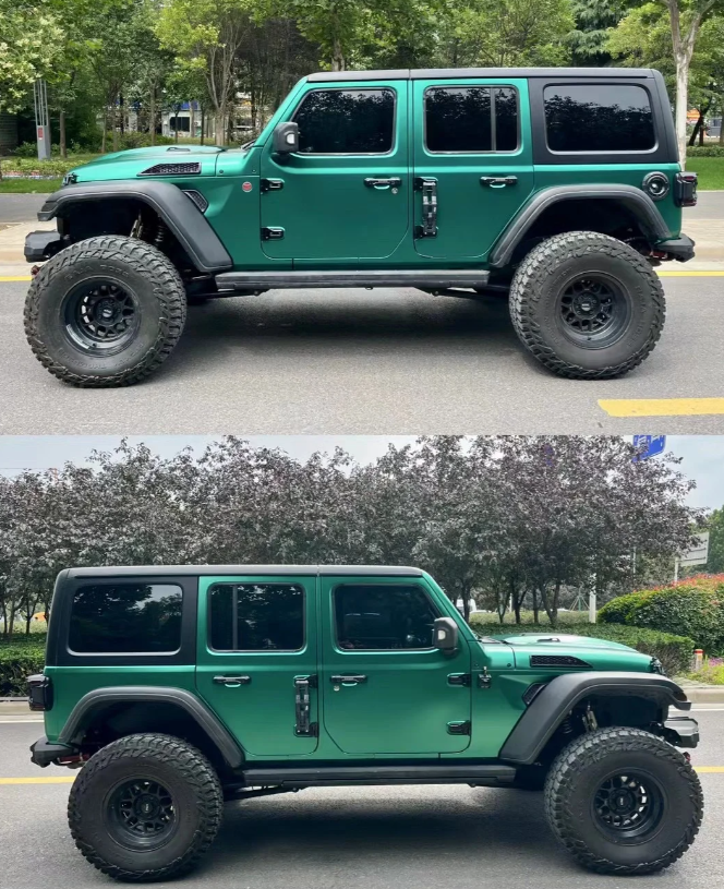 Matte Metallic Emerald Green Car Vinyl Wrap  review Andy 01