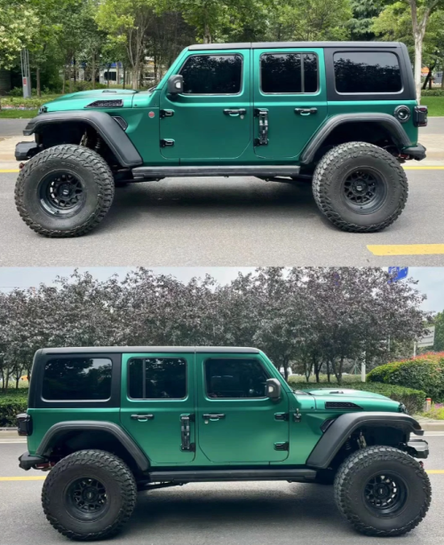 Matte Metallic Emerald Green Car Vinyl Wrap  review 