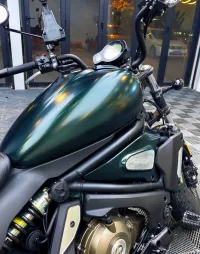 Matte Metallic Emerald Green Car Vinyl Wrap  review 2