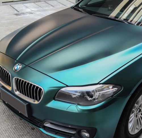 Matte Metallic Emerald Green Car Vinyl Wrap  review 