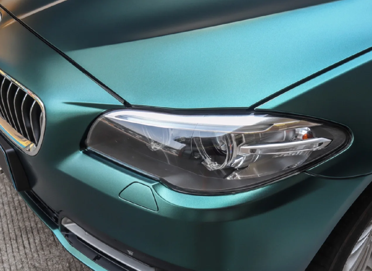 Matte Metallic Emerald Green Car Vinyl Wrap  review Bebe 02