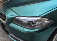 Matte Metallic Emerald Green Car Vinyl Wrap  review 1