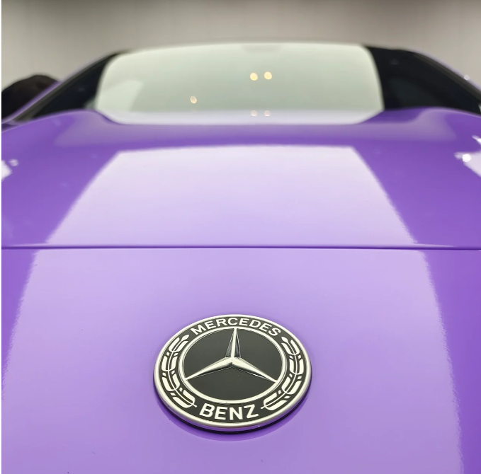 Super Gloss Lavender Purple Car Vinyl Wrap review 2