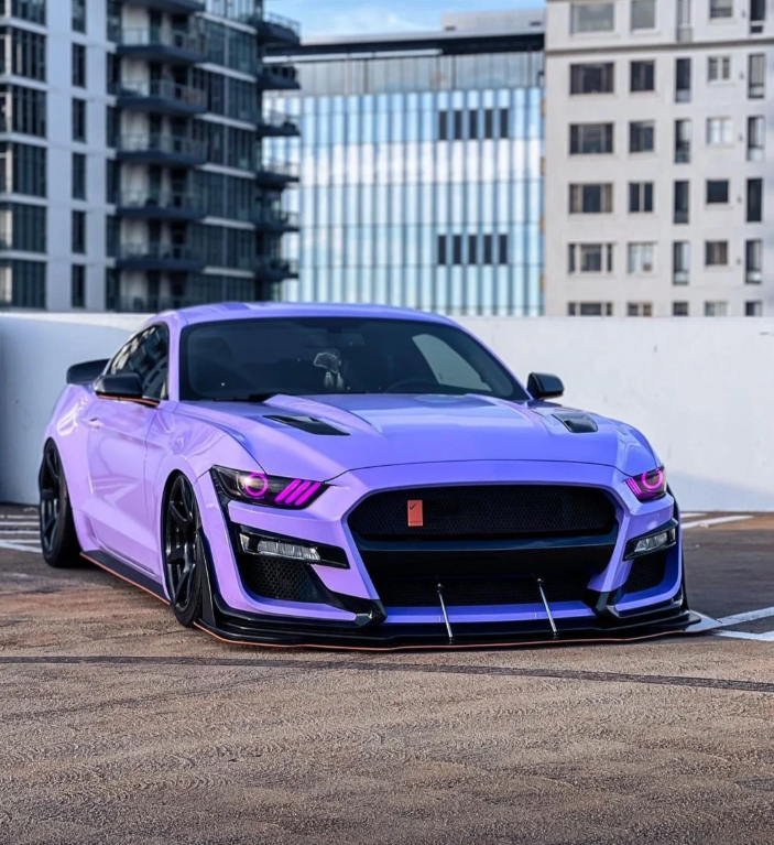 Super Gloss Lavender Purple Car Vinyl Wrap review 1