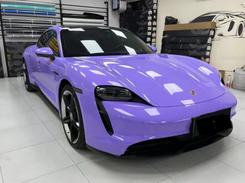 Super Gloss Lavender Purple Car Vinyl Wrap review 