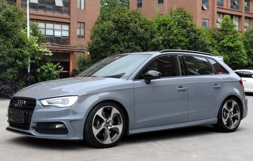 Super Gloss Nardo Grey Car Vinyl Wrap [Audi OEM Color] review 