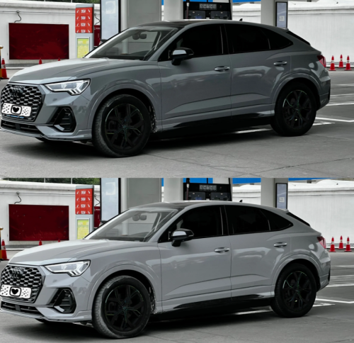 Super Gloss Nardo Grey Car Vinyl Wrap [Audi OEM Color] review 
