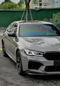 Super Gloss Nardo Grey Car Vinyl Wrap [Audi OEM Color] review 0