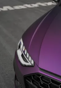 Matte Metallic Purple Car Vinyl Wrap review 0