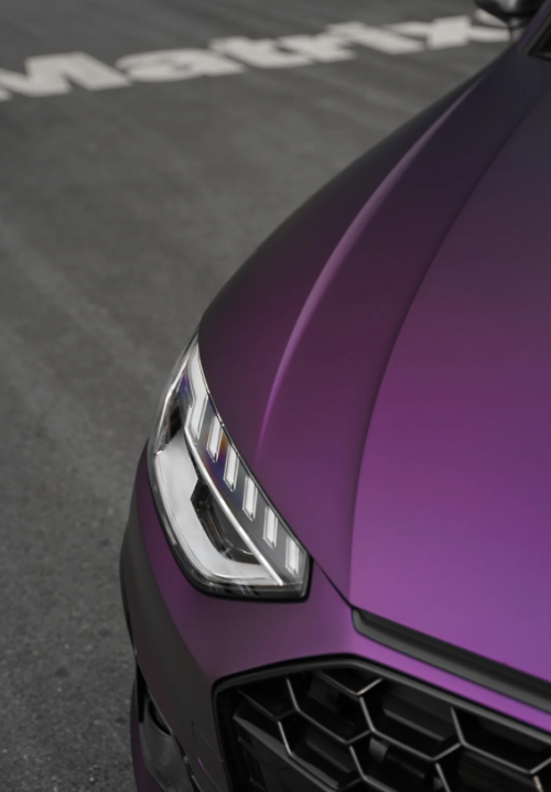 Matte Metallic Purple Car Vinyl Wrap review 