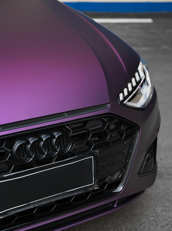 Matte Metallic Purple Car Vinyl Wrap review 1