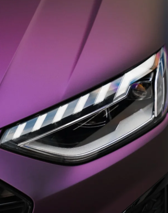 Matte Metallic Purple Car Vinyl Wrap review 2