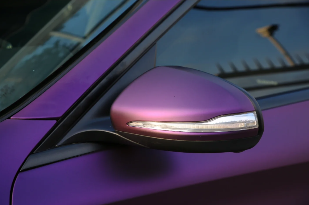 Matte Metallic Purple Car Vinyl Wrap review 0