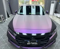 Matte Metallic Purple Car Vinyl Wrap review 1