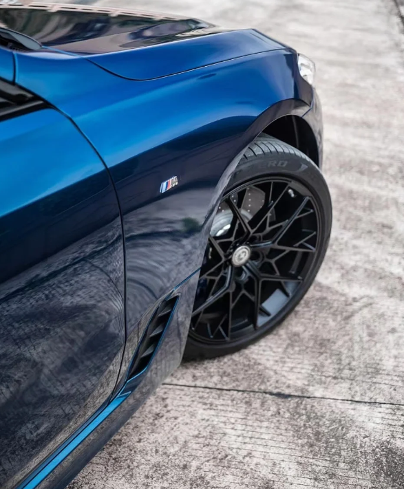 Gloss Metallic Indigo Blue Car Vinyl Wrap review Bryce 01