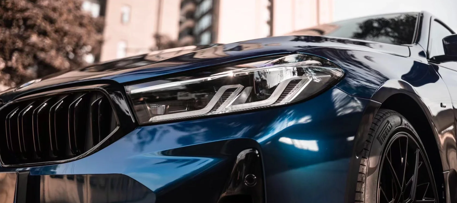 Gloss Metallic Indigo Blue Car Vinyl Wrap review Bryce 02