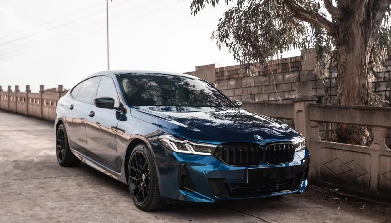 Gloss Metallic Indigo Blue Car Vinyl Wrap review Bryce 04