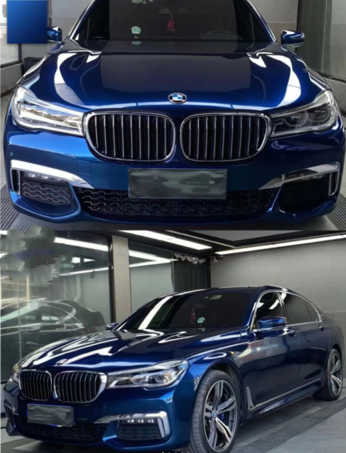 Gloss Metallic Indigo Blue Car Vinyl Wrap review 