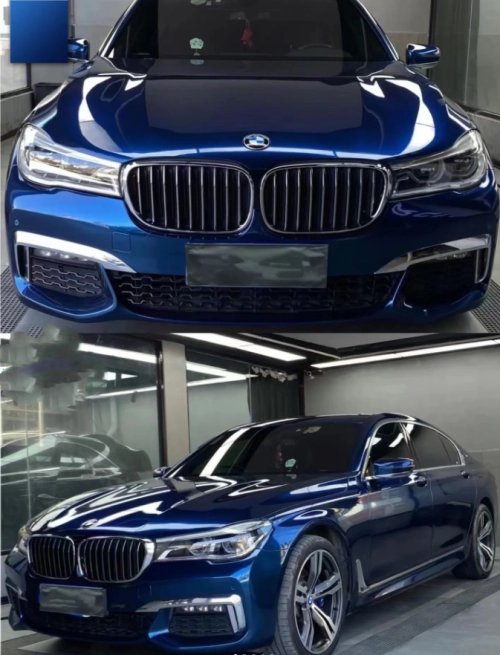 Gloss Metallic Indigo Blue Car Vinyl Wrap review 